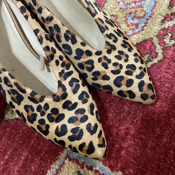 Zara leopard pointed toe heels - Picture 4 of 4